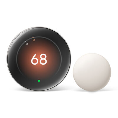 Google Nest Learning Thermostat (4th gen) with Nest Temperature Sensor (2nd gen)